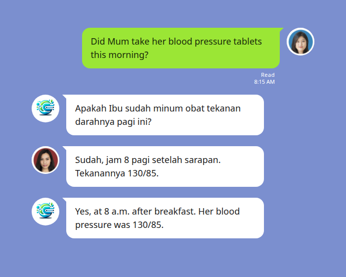 LINE Translation Bot for Healthcare: Multilingual Patient and Caregiver Communication