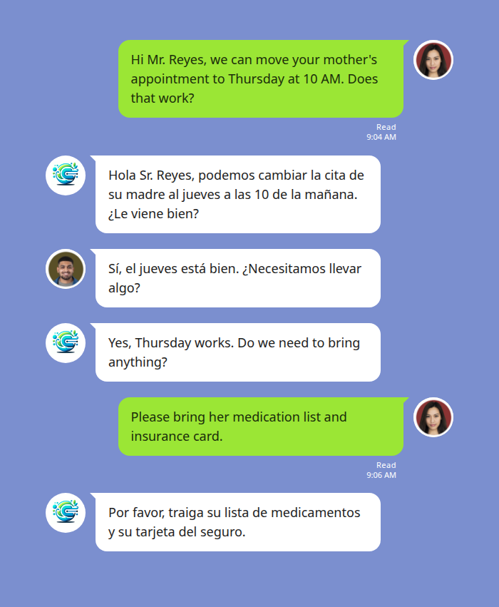 LINE Spanish Translation for Healthcare: Communicating with Spanish-Speaking Patients and Staff